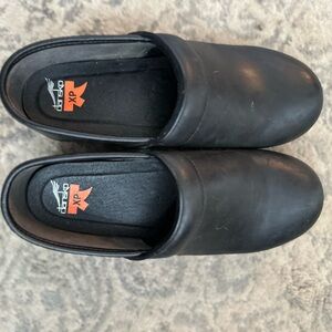 Dansko Black Slip-On Loafers with Slip-Resistant Sole